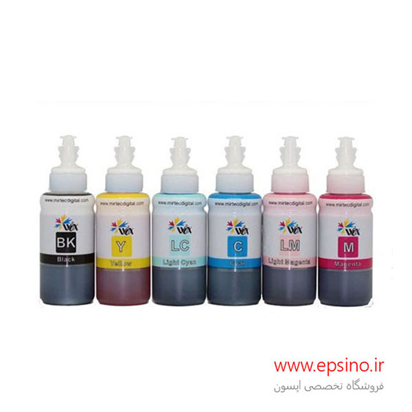 پک کامل جوهر مخزن 6 رنگ اولترای وکس(Wox) حجم 100 میلی لیتر